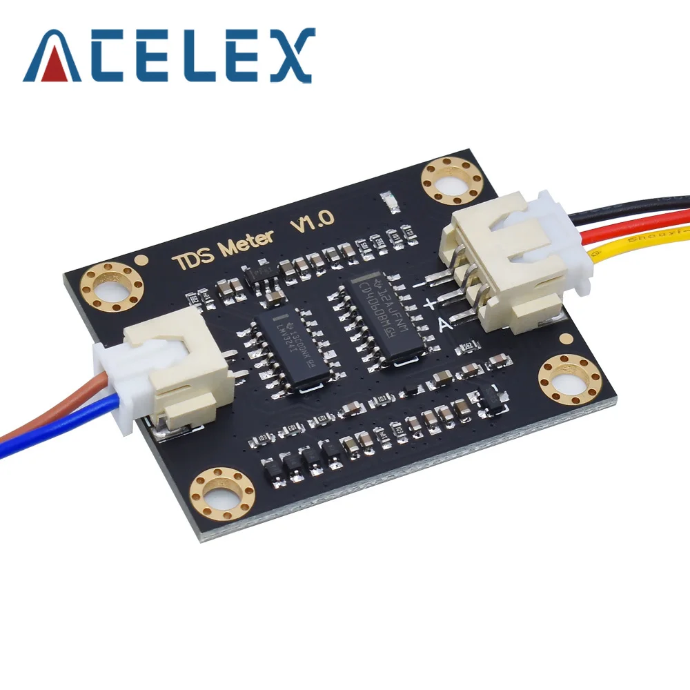 

Официальный аналоговый датчик проводимости воды TDS, тестер модуля датчика, обнаружение жидкости, контроль качества воды, измеритель для ...