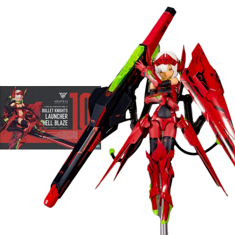

Megami Device10.1 Anime Figure KP527 BULLET KNIGHTS LAUNCHER HELL BLAZE Action Figure Toys Model Christmas Gifts for Children