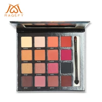 16 colors eyeshadow waterproof anti sweat dumb and bright eye shadow colorful eyeshadow palette makeup gift for women