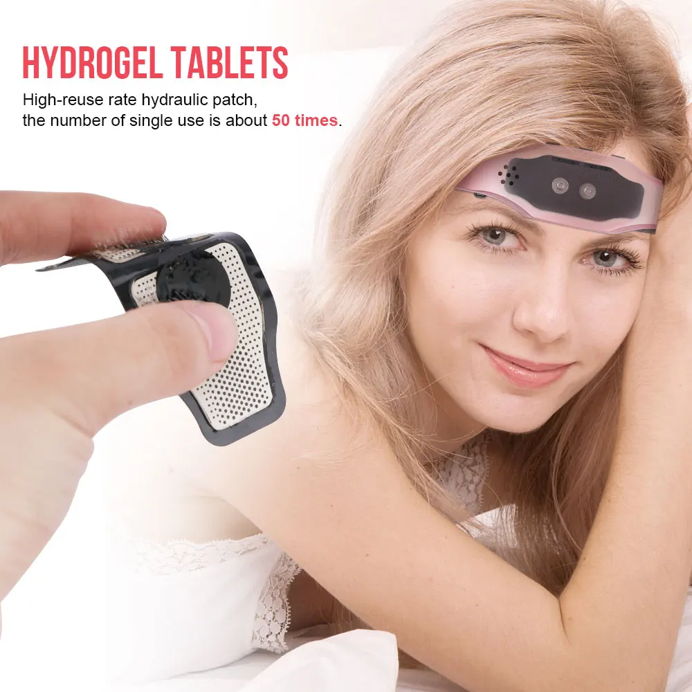 Rechargeable Electric Head Massager Sleep Monitor Migraine Relief Insomnia Therapy Release Stress Tool | Красота и здоровье