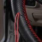 Автомобильный Стайлинг из искусственной кожи для Mitsubishi Asx, Lancer 10, 9, Outlander чехол рулевого колеса автомобиля, Pajero Sport L200, 2013