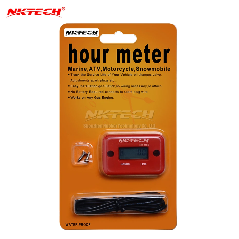 NKTECH NK-HS2 индуктивный счетчик часов для газового двигателя газон Mover морской ATV Мотоцикл лодка снегоход грязь подвесной мотор генератор