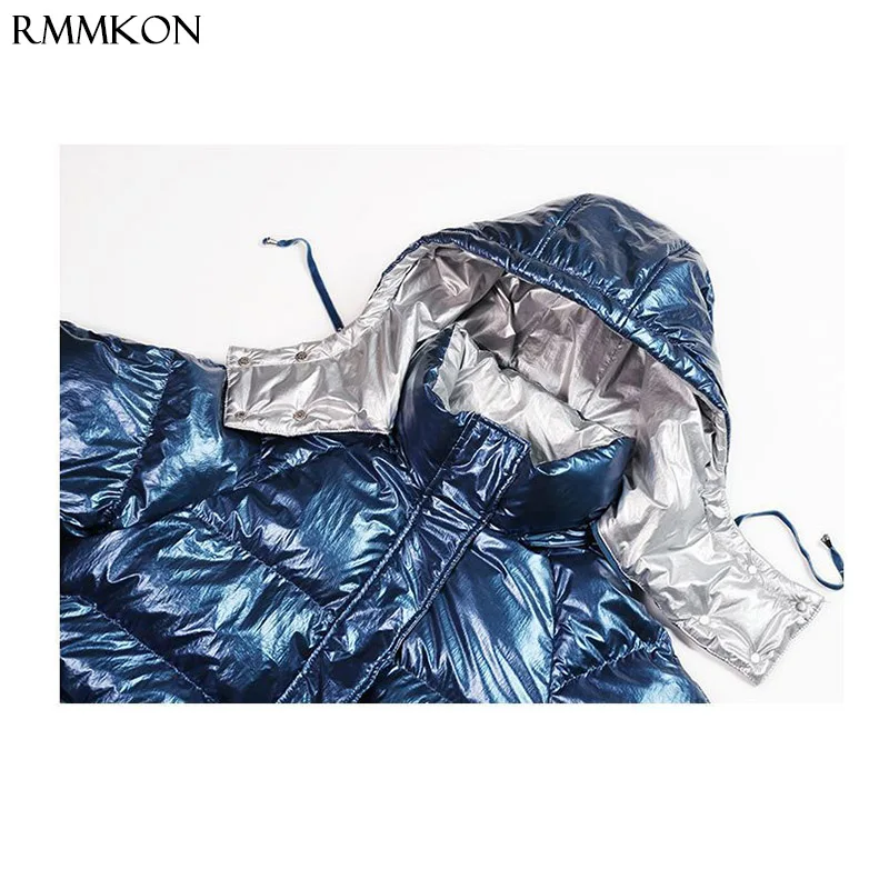 Новинка 2019 года зимняя модная уличная Женская длинная пуховая куртка