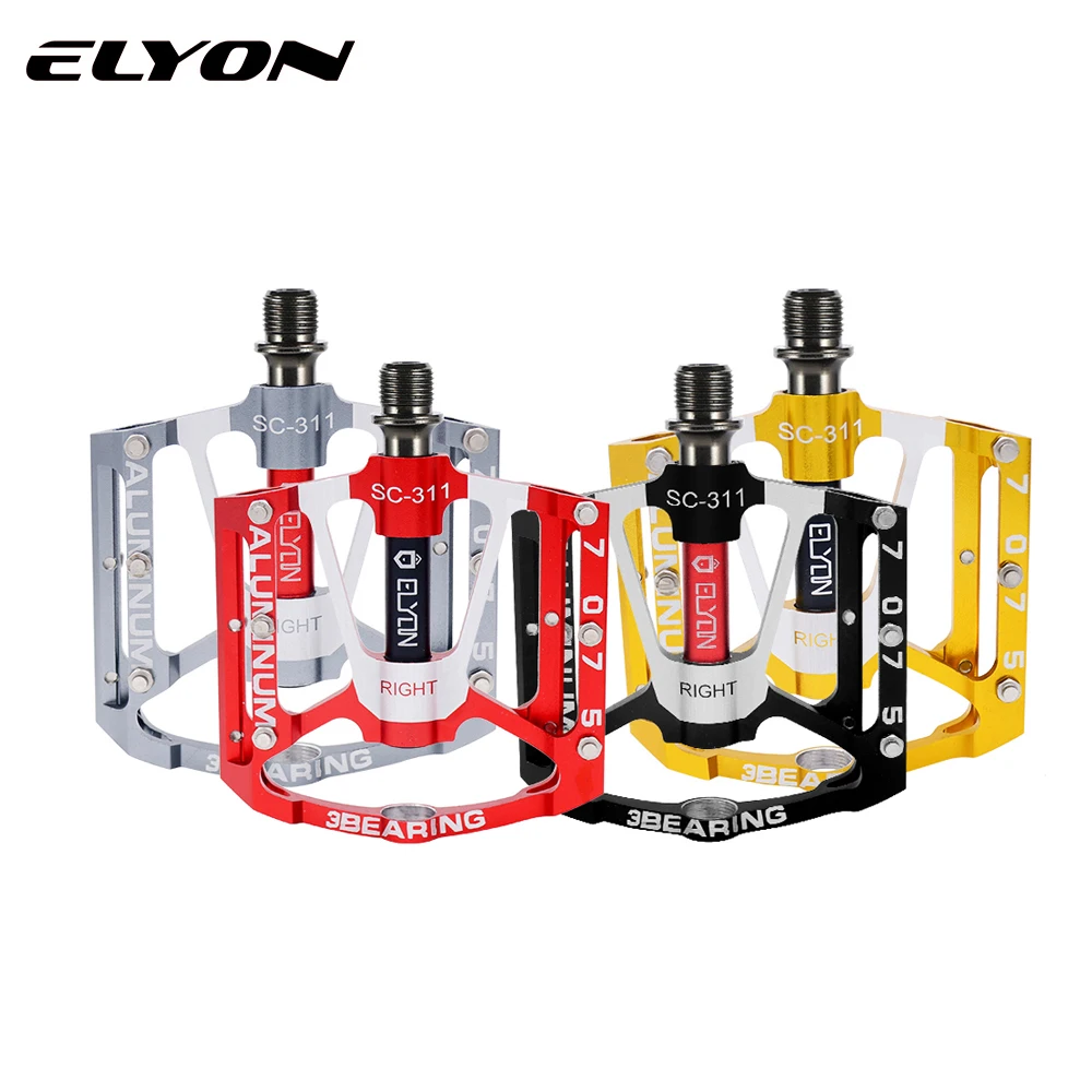 

Ultralight 3 Seal Bearings Bicycle Bike Pedals Cycling Alloy Road Bmx MTB Pedals Flat Platform Bicycle Parts Accessories