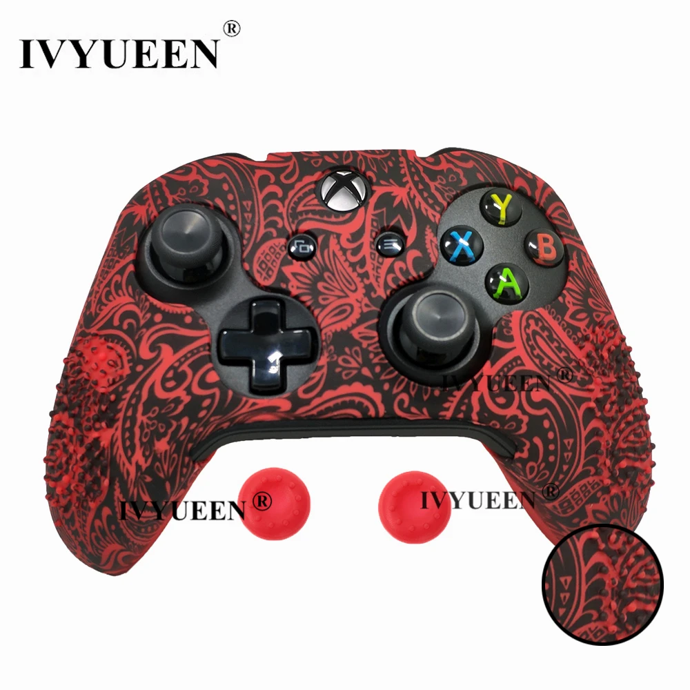 IVYUEEN, 15 цветов, силиконовый чехол для microsoft Xbox One X S, тонкий контроллер, защитный чехол с аналоговой ручкой для большого пальца