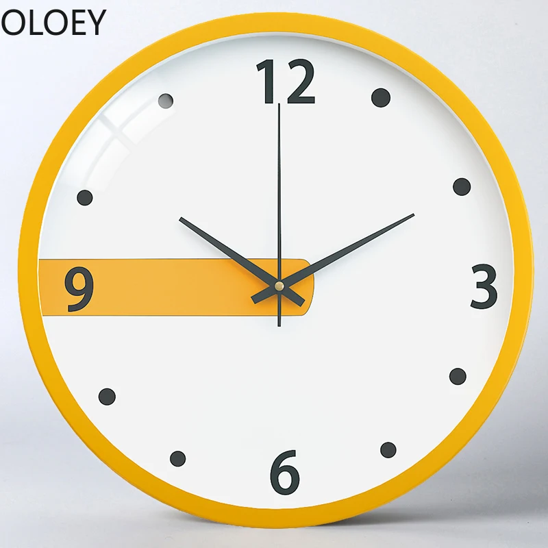 Большие белые настенные часы современные Креативные кухонные бесшумные