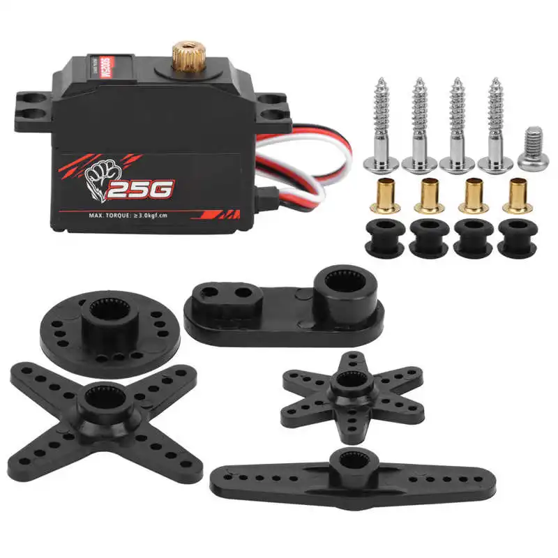 Цифровой сервопривод SURPASS-HOBBY S0025M 25 г металлическая шестерня S0025P пластиковая