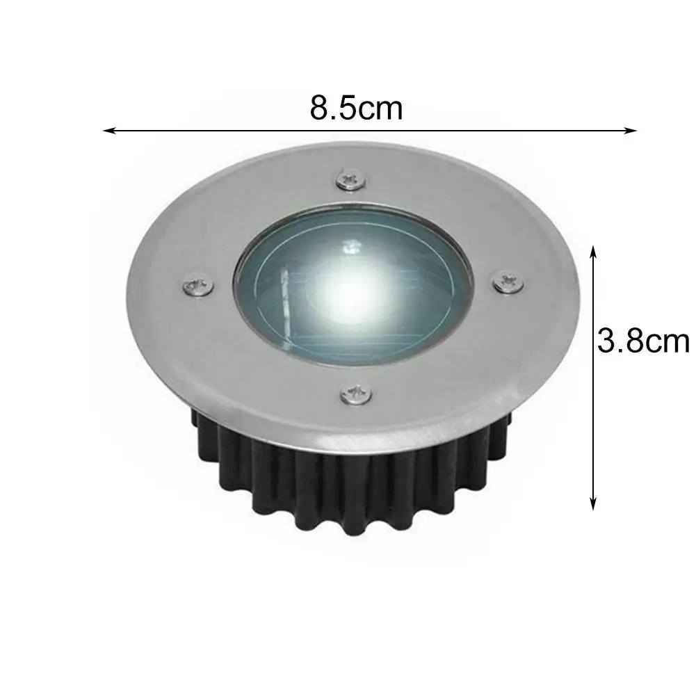

LED Solar Powered Disk Lights Outdoor Waterproof Garden Landscape Lighting Lawn Lamp