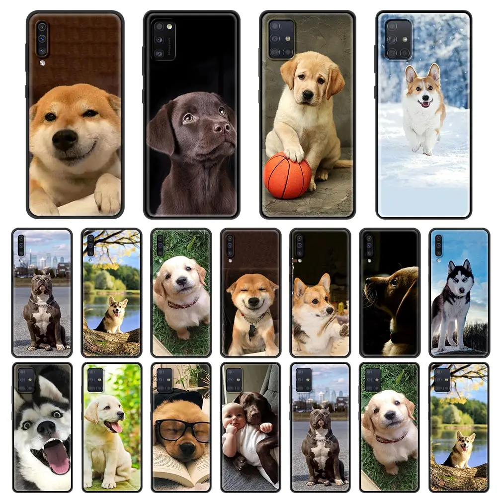 Чехол для Samsung Galaxy A50 A51 A70 A71 A10 A20 A30 A40 A11 A21s A31 A41 мягкий черный чехол из ТПУ телефона