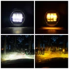 Противотумансветильник фары 2 шт., противотуманные фары белого и желтого цвета для Lada Vesta Renault Logan Ford Peugeot Citroen Mitsubishi Suzuki H11 12 в 24 В