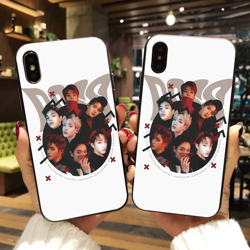 Чехол для телефона NCT 127 Kpop Boy group мягкий силиконовый чехол iPhone X XR XS MAX 8 7 6 6S PLUS KPOP k.a.r
