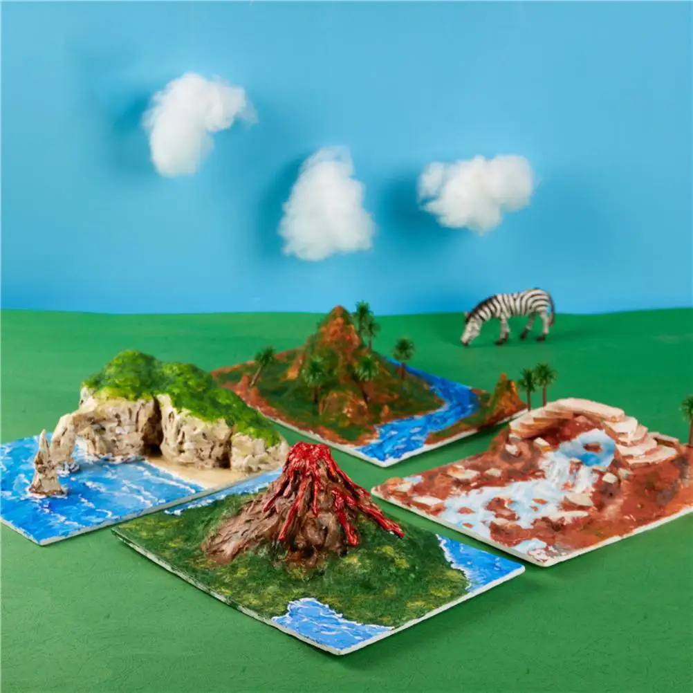 6 шт./компл. DIY творческое искусство земля Пульс живопись игрушка Детские