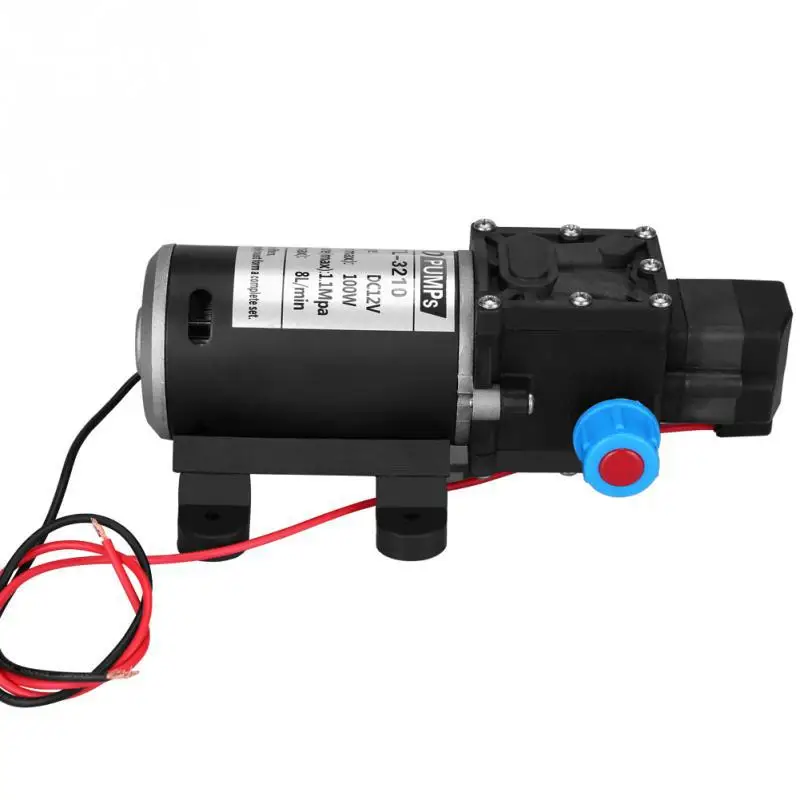 DC 12V 130PSI 6L/Min Water High Pressure Diaphragm Self Priming Pump 70W New Drop Shipping | Обустройство дома