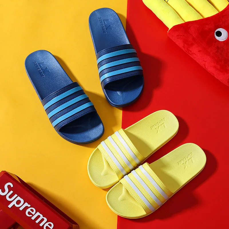 Шлепанцы Мужские дышащие пляжные сандалии на танкетке повседневная обувь сланцы