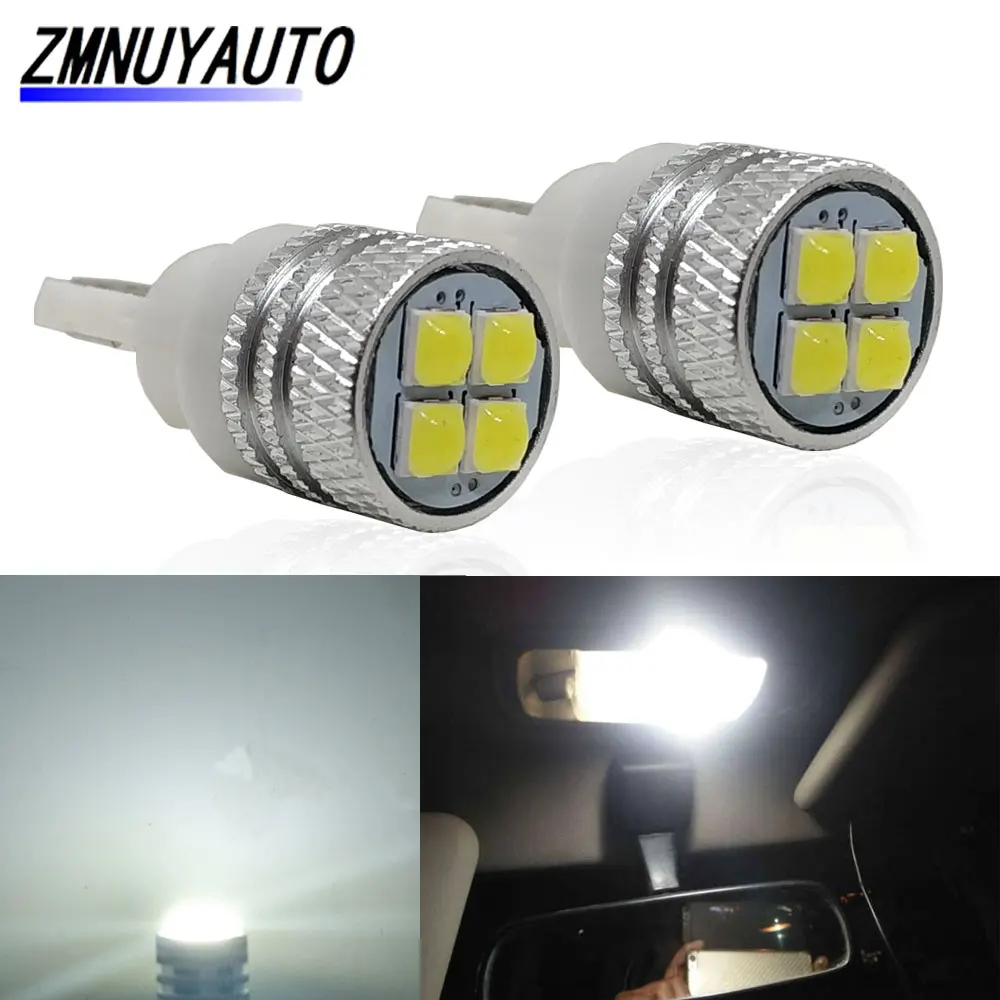 2 шт. светодиодный Автомобильные светодиодные лампы T10 LED W5W 168 194 4SMD 3030 12
