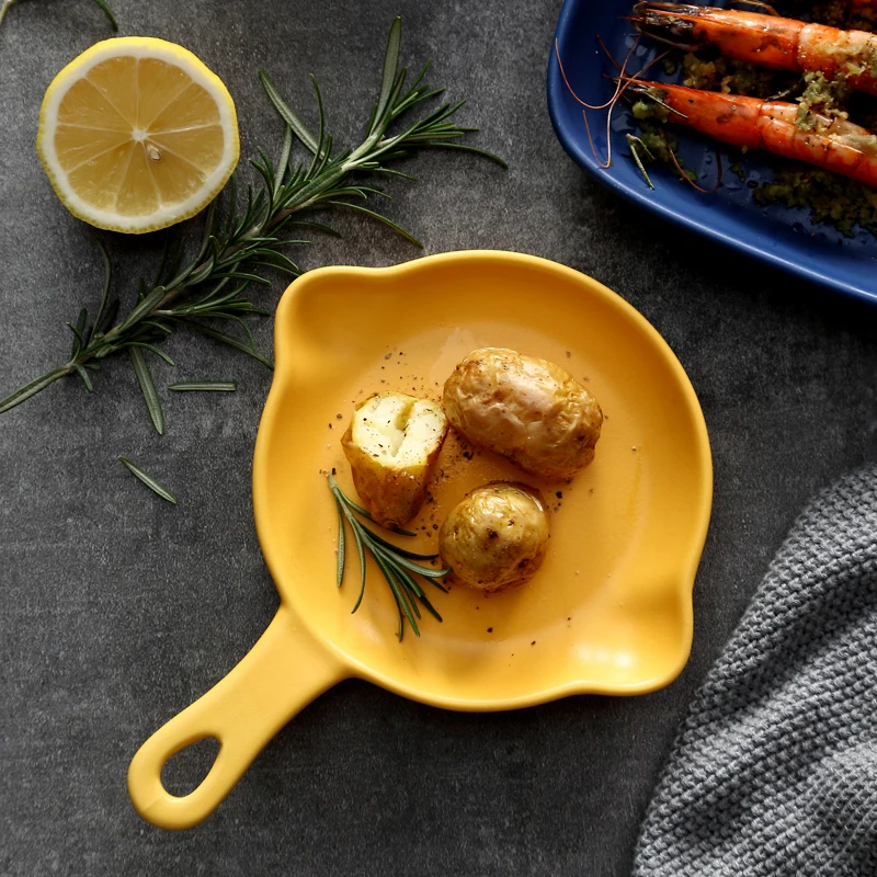 Посуда для выпечки Кухонные сковороды круглая квадратная форма с ручкой