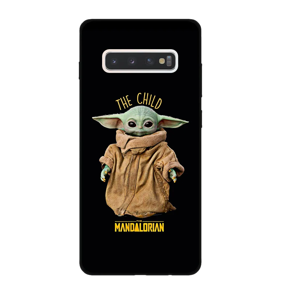 Милая задняя крышка для samsung Galaxy S7 Edge S8 S9 S10 S11 Plus Lite S11E S10E Note 10 Pro, черные силиконовые чехлы для телефонов