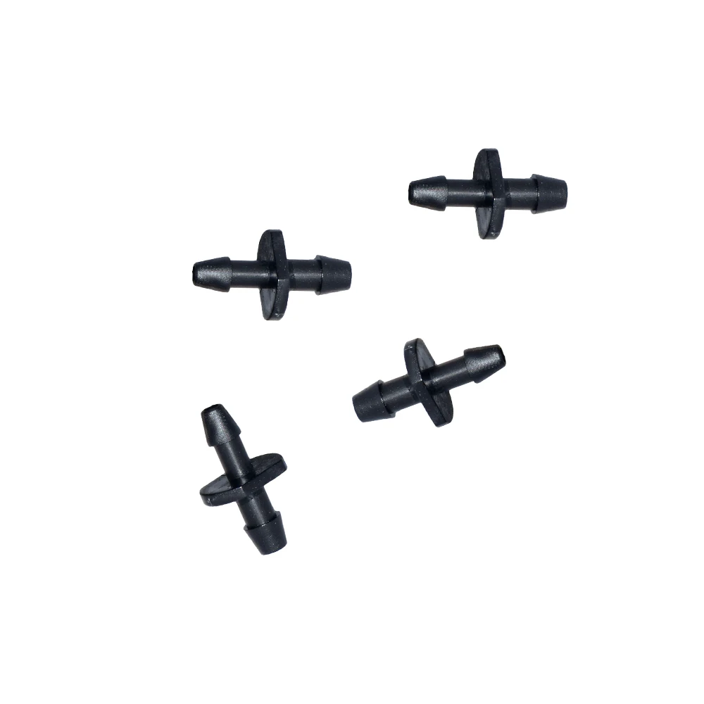 1/8&quot barbed connector double ways Used to splice our 3/5mm polyethylene tubing together garden hose 50pcs-pack IT127 | Дом и сад