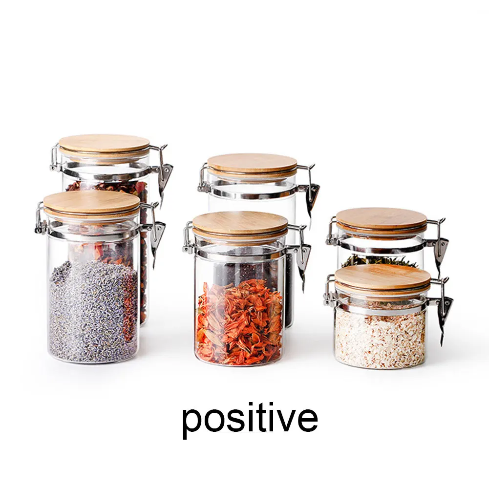 1 шт. маленькие стеклянные бутылки стеклянная банка чай кофе в зернах сахар соль