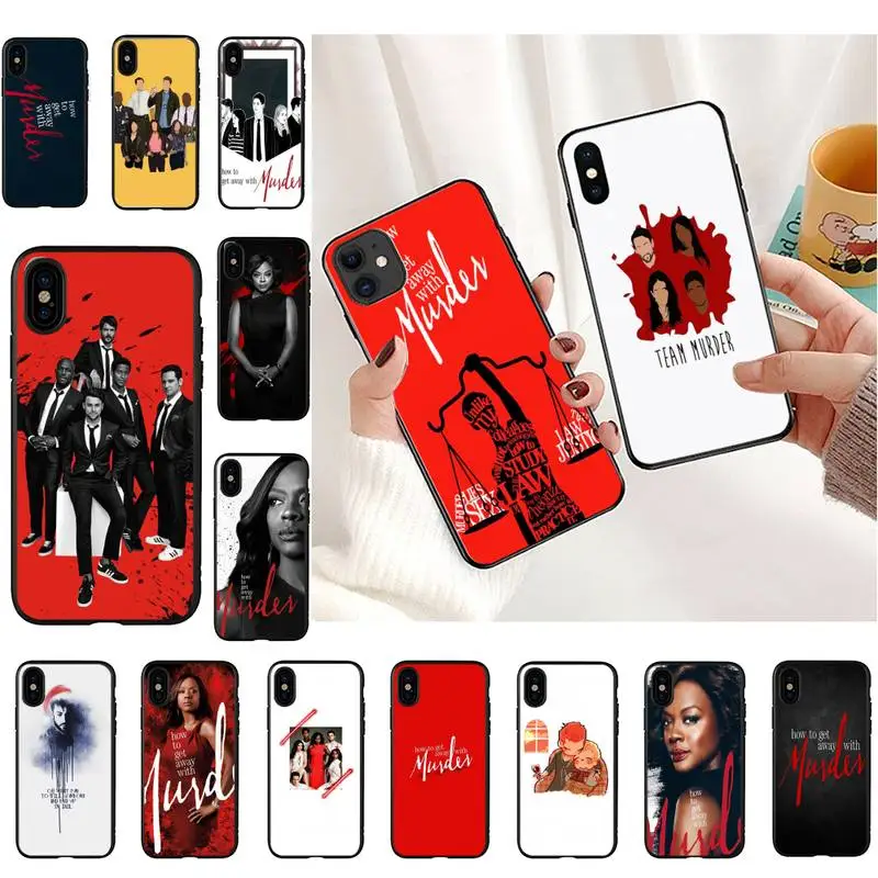 

How to Get Away with Murder Phone Case for iphone 13 11 8 7 6 6S Plus 7 plus 8 plus X XS MAX 5 5S XR 12 11 Pro max se 2020 Cover
