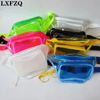 lxfzq fanny pack for women laser waist bag holographic leg bag leather for womens belt buckle heuptas a case for phone