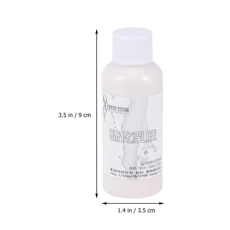 1 флакон 50 мл имитация крови для Хэллоуина жидкая латексная маска макияж со