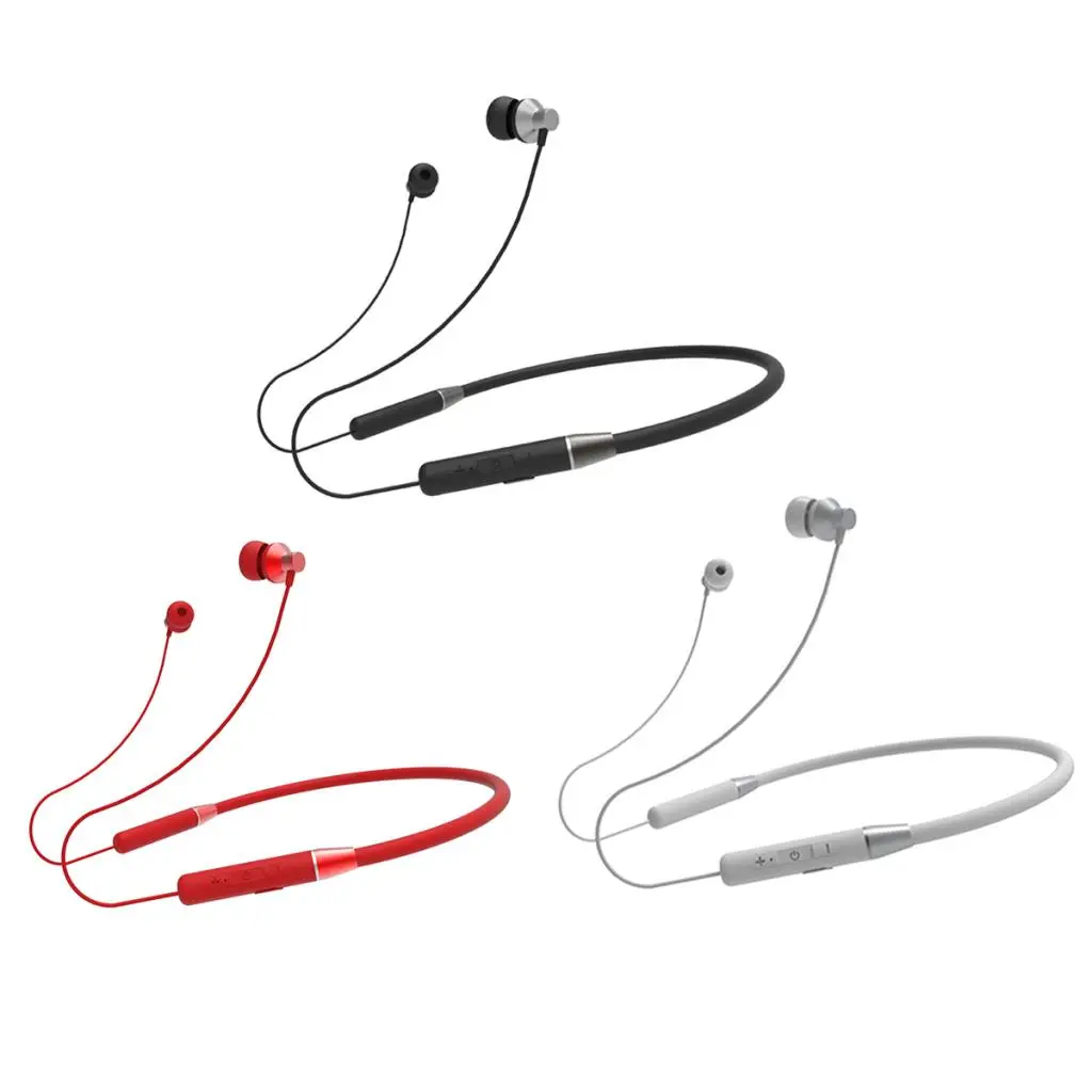 Беспроводные магнитные наушники с шейным ремешком BT5.0 спортивные IPX5