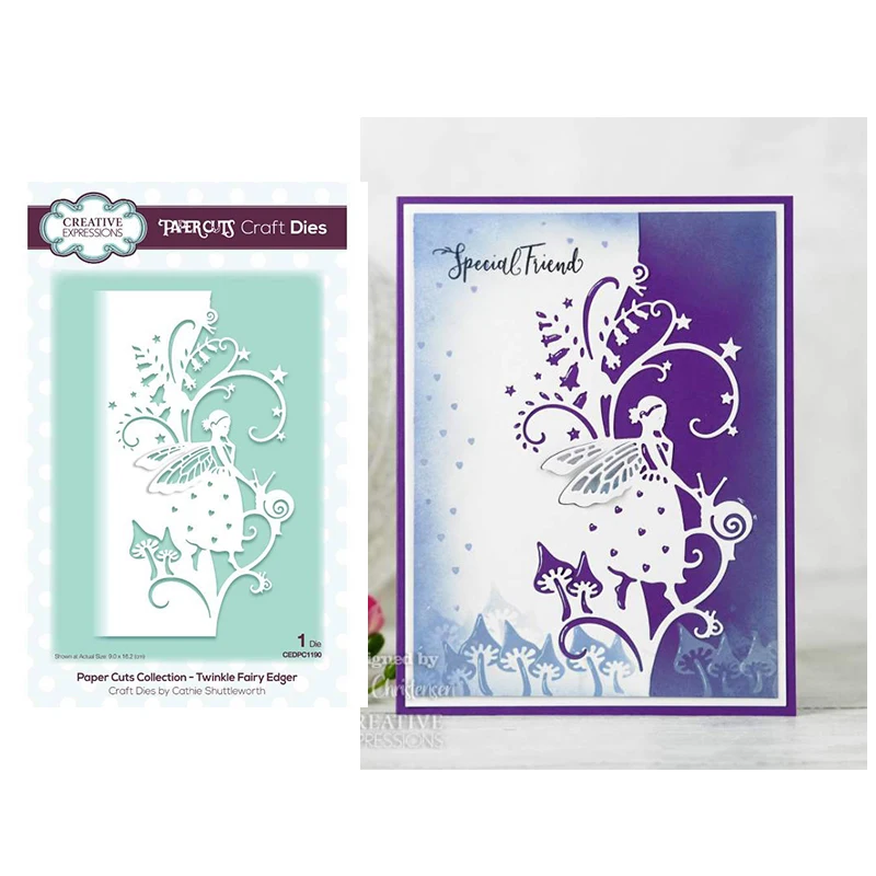 

Fairy Angel Metal Cutting Dies Scrapbook Diary Decoration Stencil Embossing Template Diy Greeting Card Handmade 2021 New