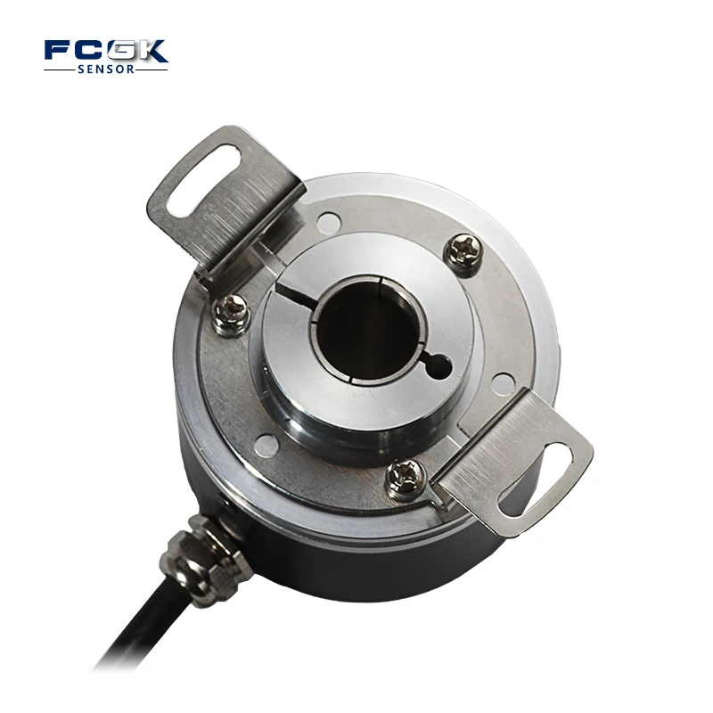 

E58H15-4096-3-T-24 60mm Line driver 5VDC 1024/4096 ppr incremental hallow shaft rotary encoder