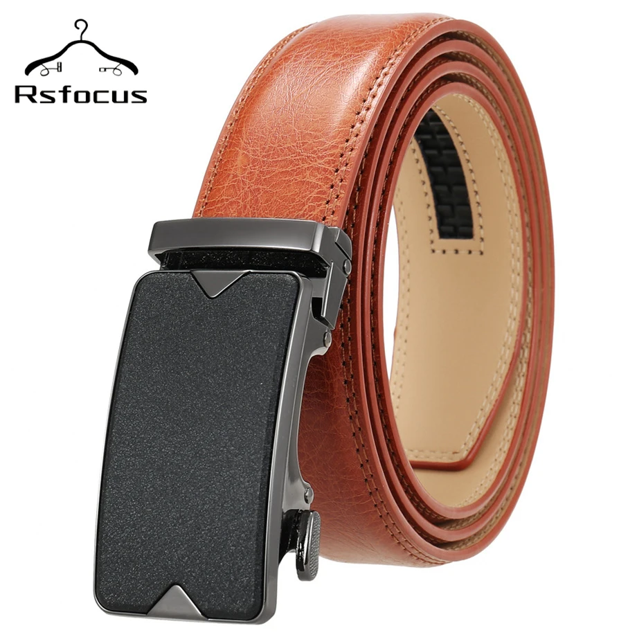 

Ремень мужской из натуральной воловьей кожи, модный брендовый Повседневный винтажный с металлической пряжкой для джинсов и брюк, с храповы...