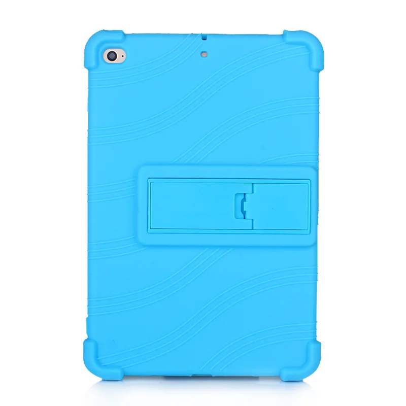 Сплошной цвет Противоударная подставка чехол для iPad Mini 4 5 силиконовый мягкий чехол-подставка для iPad Mini 5 чехол Funda