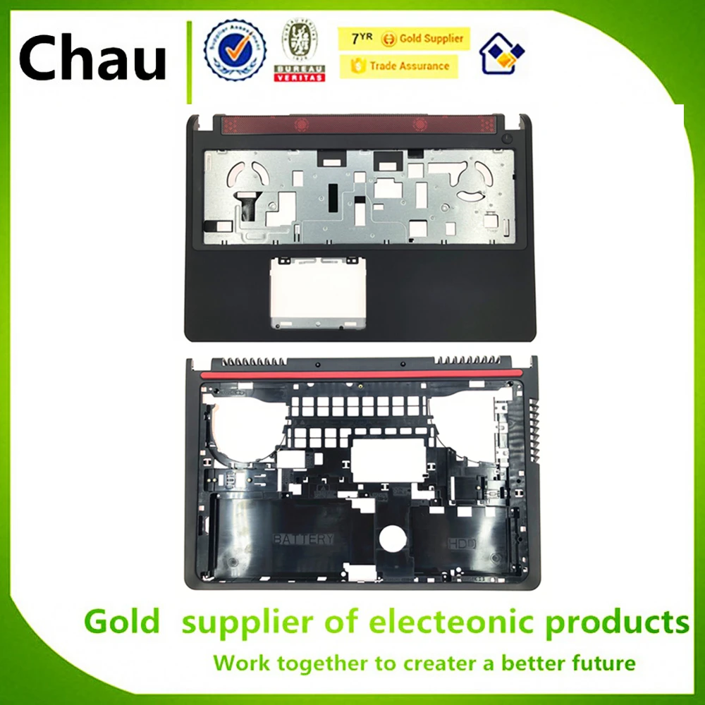 Чехол Chau для Dell Inspiron 15P 7000 7557 7559 T9X28 нижняя базовая крышка/Упор рук верхняя крышка