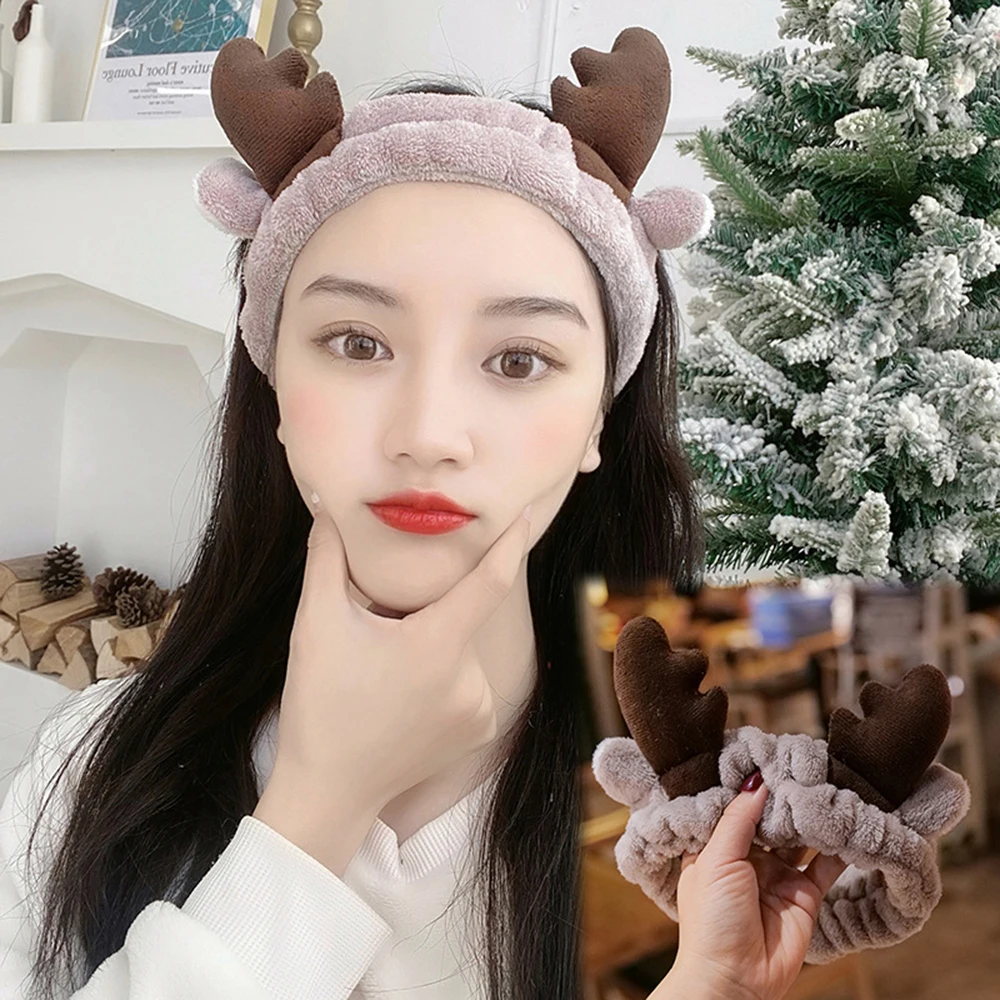 Повязка на голову для мытья 2021 девушек эластичная повязка лица с бантом макияжа