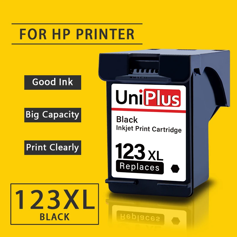 Чернильный картридж UniPlus 123XL совместимый с HP 123 XL hp принтера DeskJet 2621 2622 2623 2624 2625 2628