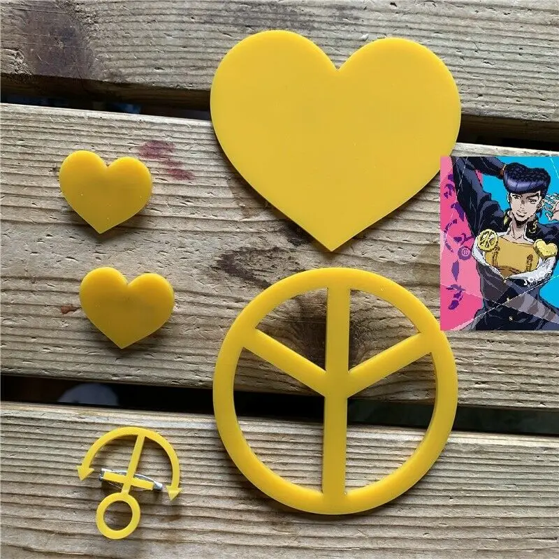 5 шт./компл. JoJo странные приключения Higashikata Josuke Броши Pin Косплей Prop|Реквизит для