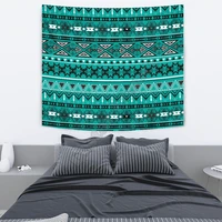 teal geen boho aztec wall tapestry 3d printed tapestrying rectangular home decor wall hanging