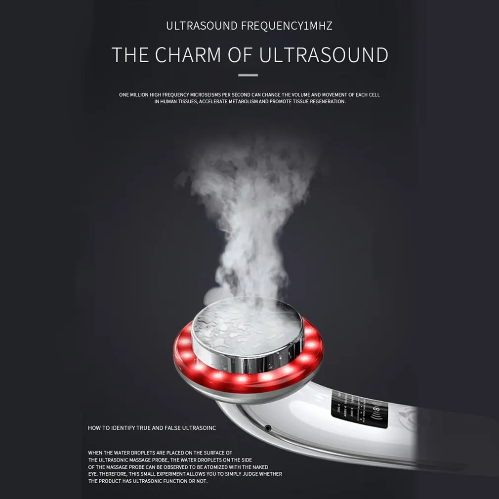 

6 In 1 Ultrasound Cavitation Body Slimming Massager Anti-cellulite Infrared Galvanic Fat Burner Ems Therapy Machine