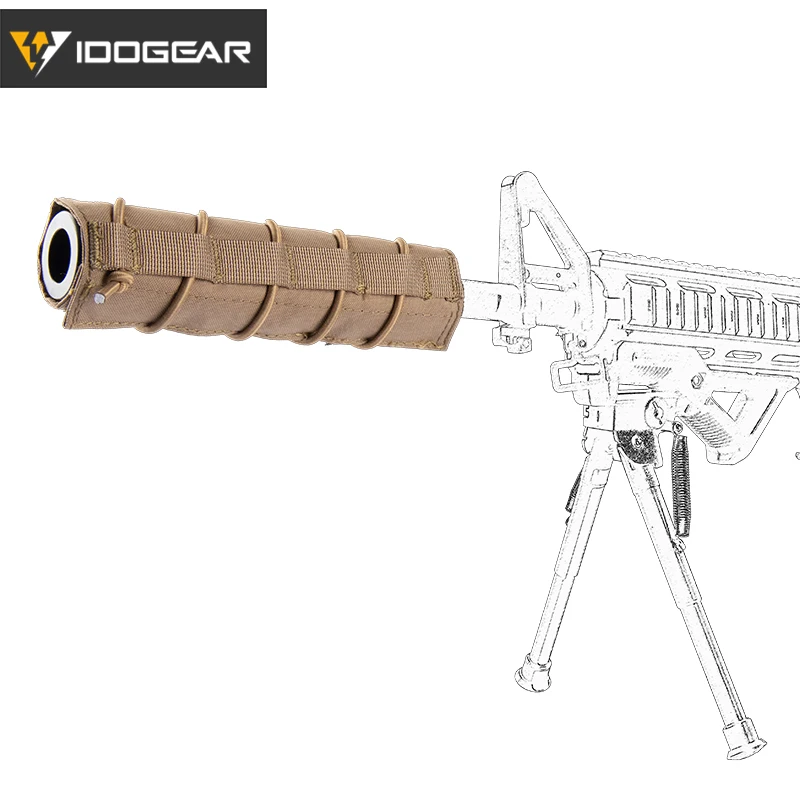 IDOGEAR7 &quot18 см глушитель тактический боевой подавитель Mirage Тепловая крышка