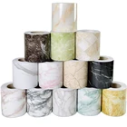 Самоклеящиеся водонепроницаемые мраморные борта на талию для гостиной, пола, коридора, плинтуса, Переводные картинки, рулон мраморных обоев