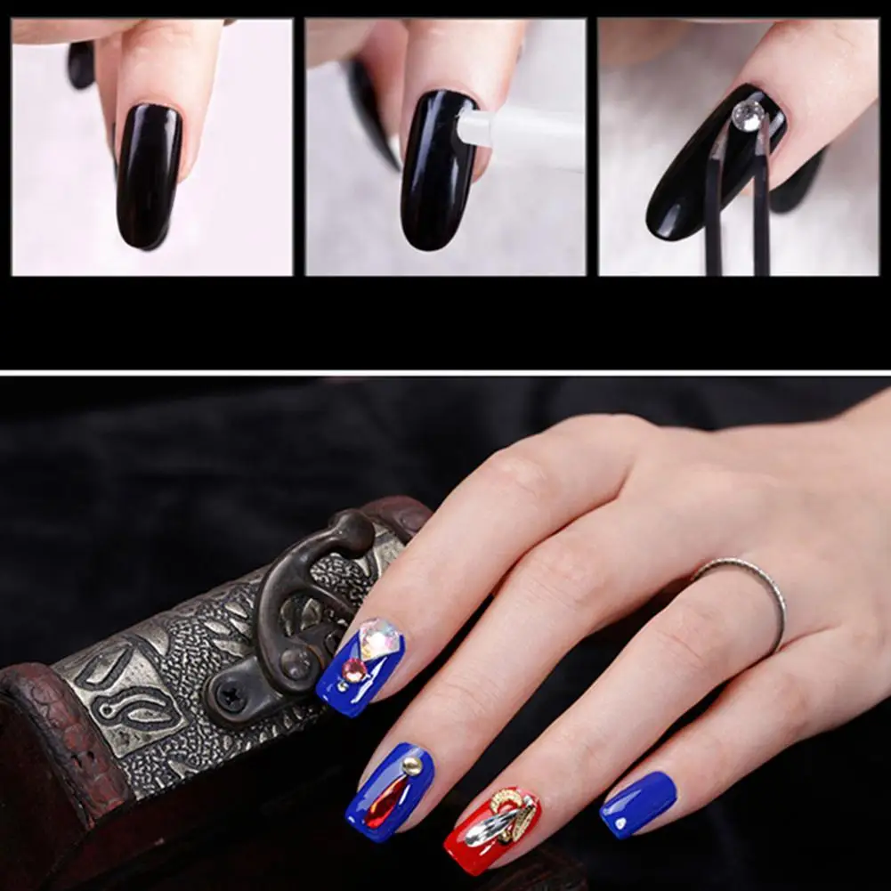 Новые многоцветные Стразы для ногтей 3D блестящие бусины DIY украшения