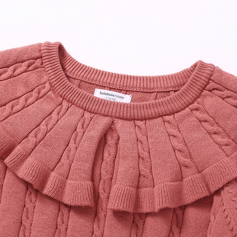 Balabala/детская одежда Детский свитер для девочек Новинка 2019 года Осенняя детская