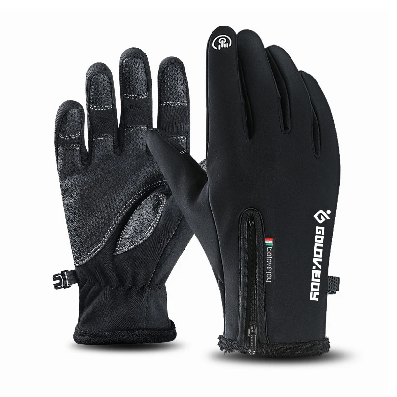 

Winter Cycling Gloves Windproof Skiing Outdoor Sport Bicycle Gloves For Bike Scooter Riding Motorcycle Man Women