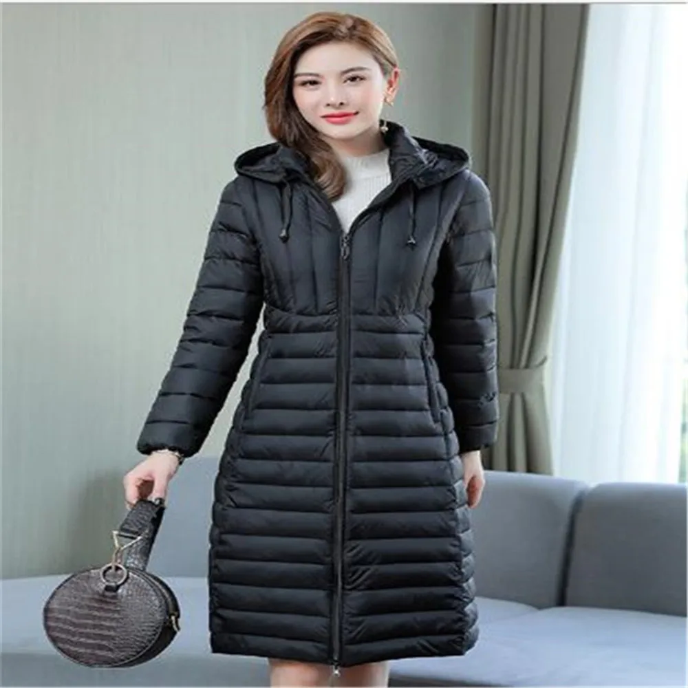 

Fall Winter 2020 New Women's Long Hooded Padded Coats Jacket Parkas