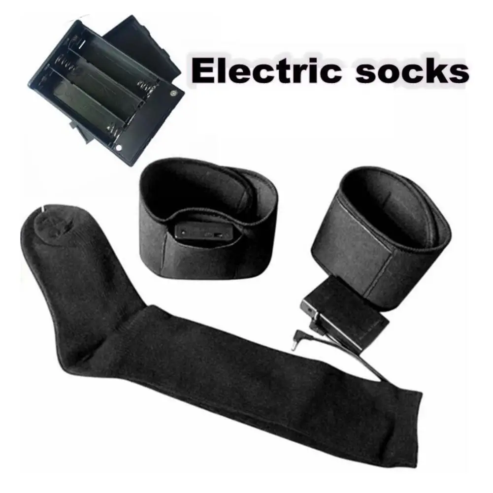 

Heating Socks, Electric Heating, Warm Socks, Men And Women, Winter Riding Camping Socks, Long Tube Knitted Socks