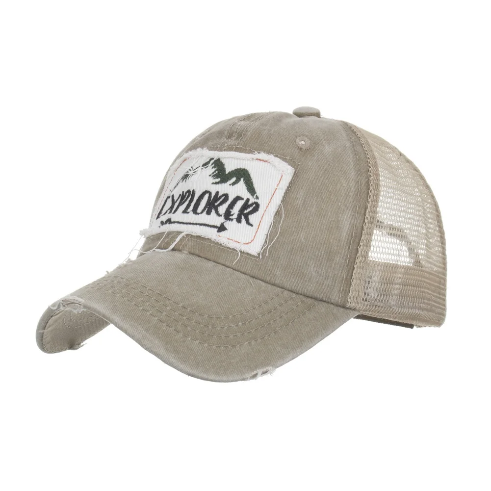 

Сетчатая бейсболка для мужчин и женщин, кепка с промытыми отверстиями для мужчин и женщин, кепка с надписью, для походов, для спорта и активн...