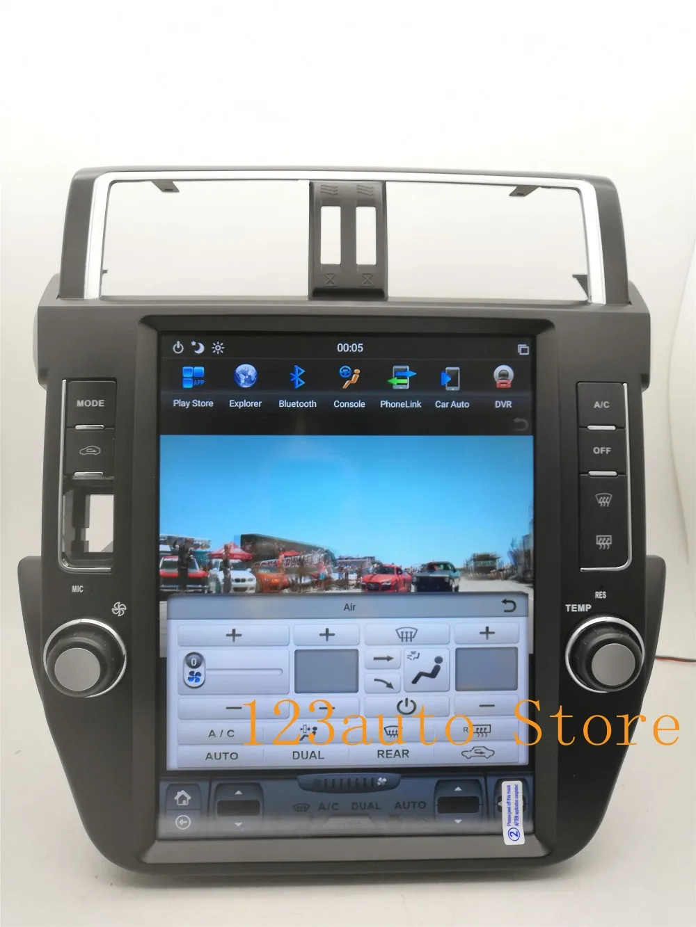 12,1 дюймов вертикальный Tesla стиль Android 8,1 Авто DVD gps PX6 ips для TOYOTA Land Cruiser Prado 150 радио