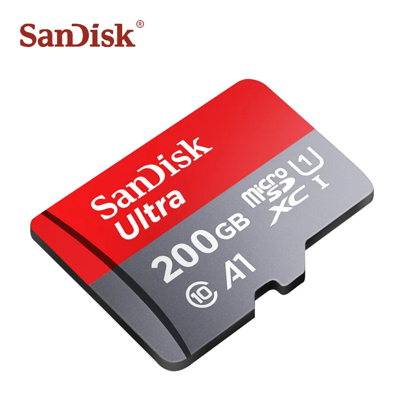 SanDisk A1 Micro sd карта 256 ГБ 200 SDXC памяти 128 Гб 64 32 16 класс 10 TF Высокое качество microsd флэш