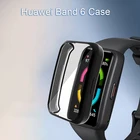 Чехол для часов Huawei Band 6, Мягкий защитный чехол из ТПУ с гальваническим покрытием для HUAWEI Honor Band 6 6pro, защитные чехлы на весь экран