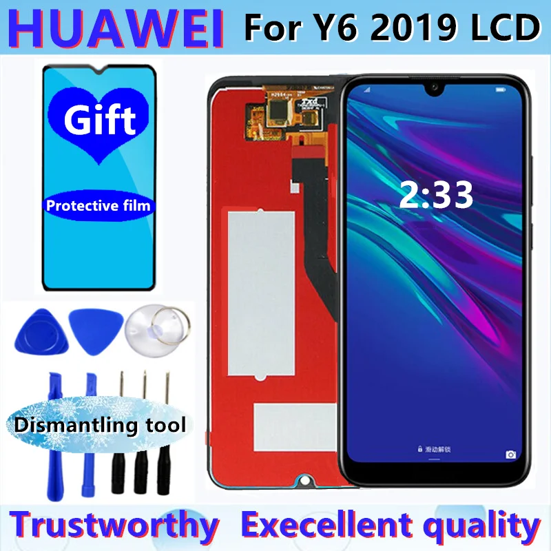 

Original LCD for Huawei Y6 2019 LCD Display Touch Screen For Huawei Y6 Prime 2019 LCD MRD-LX1f LX1 LX2 LX3 L21 L22 Y6 Pro 2019