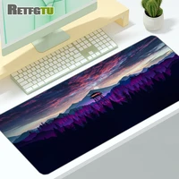 Deep Forest Firewatch Laptop Gamer Mousepad Gaming Mouse Pad Large Locking Edge Keyboard 70x30 Deak Mat for LOL